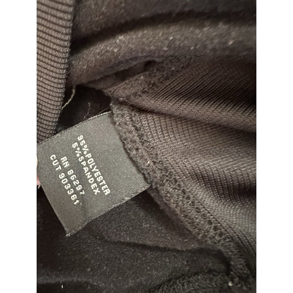BCBG Maxazria Women's Size Small S Sweatshirt Full Zip Black Hoodie Long Sleeve - Picture 5 of 11